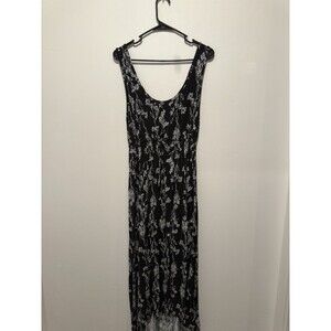 Old Navy Printed Knit Maternity Maxi Dress S